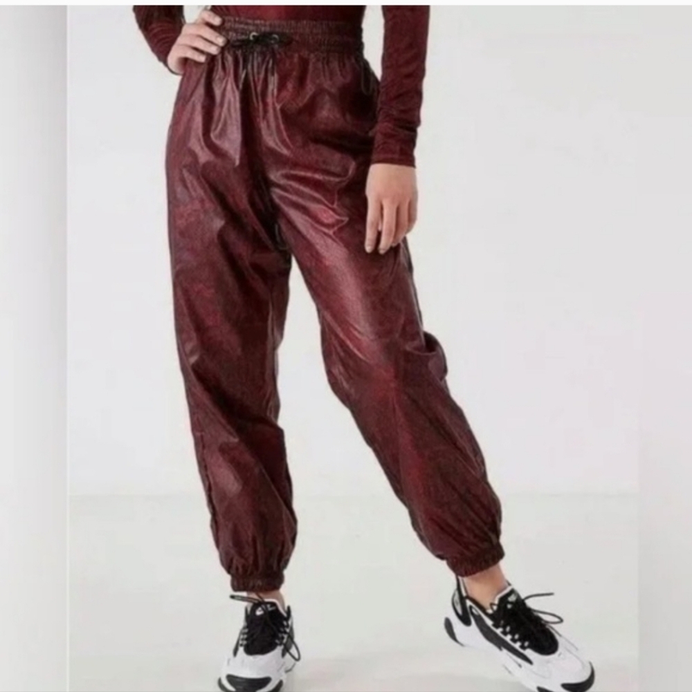 Nike Python Snakeskin Printed Windbreaker Joggers… - image 1